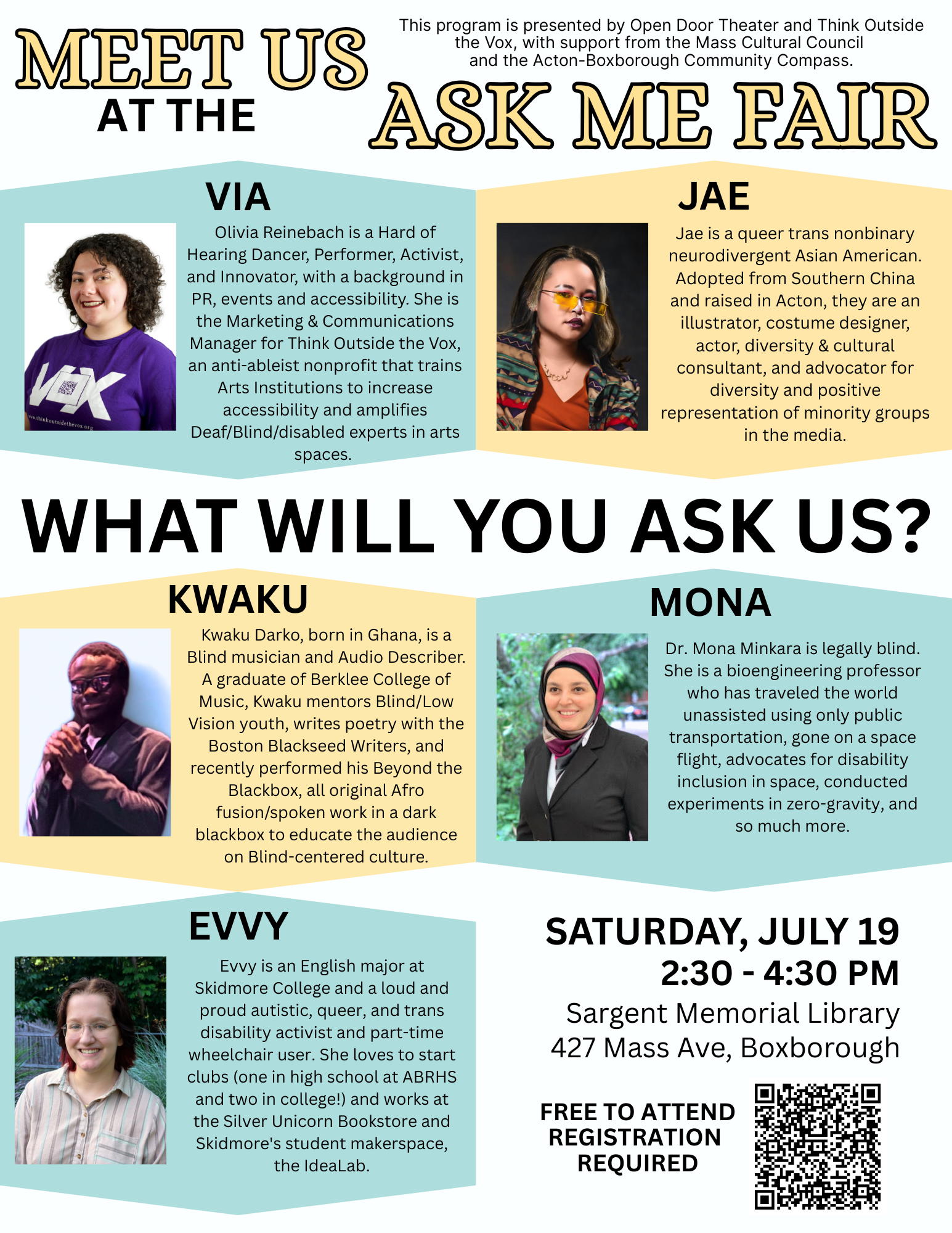Ask me fair presenter information 5 incredible humans you can meet at the Ask Me Fair