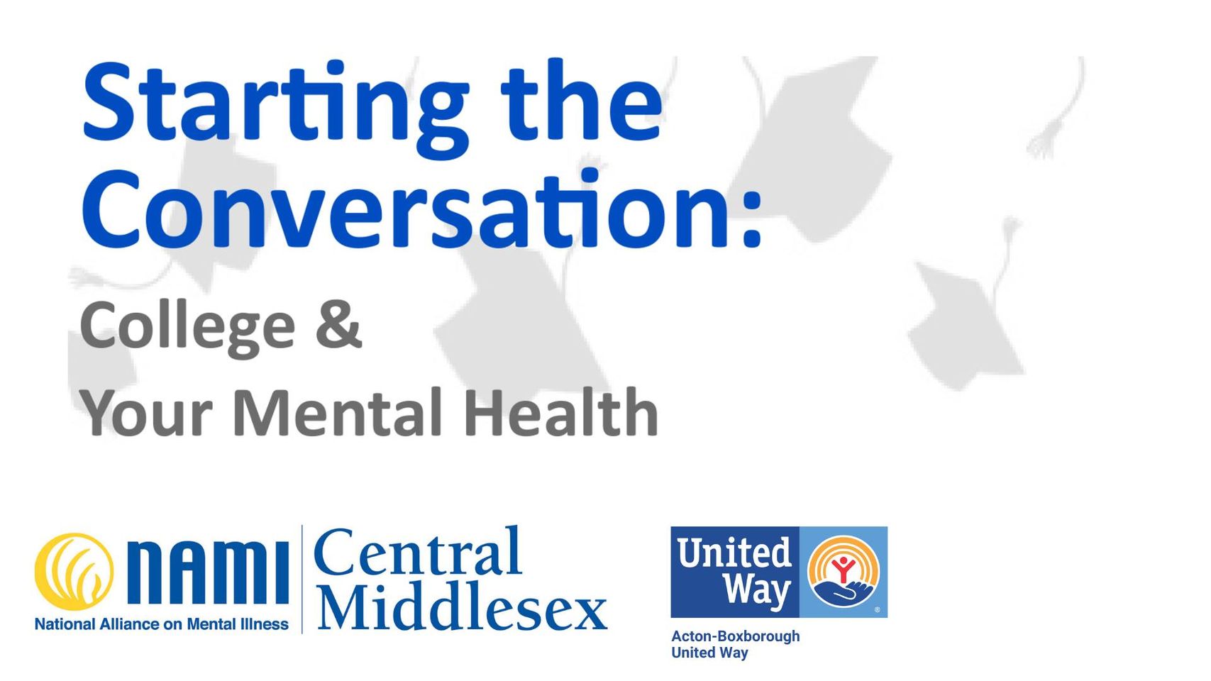 College Mental Health Event