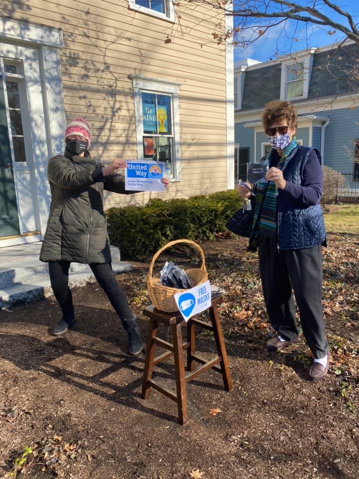 Handing Out "No Place for Hate" Masks